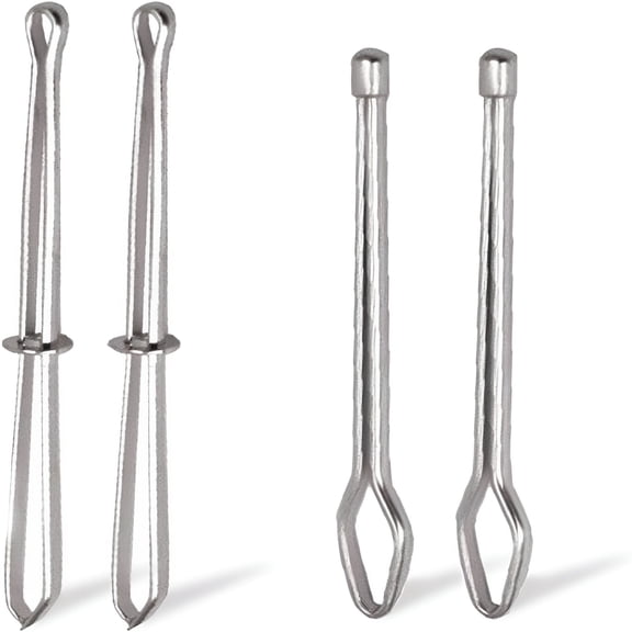 TUWAFE 4 Pcs Bodkin Drawstring Threaders,Metal Drawstring Threader Tweezers Easy Quick Insert Drawstring DIY Rope Threader Clip Bodkin Sewing Tool for Sweatpants,Hoodies,Swim Trunks