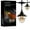Bronze, variant on Enbrighten Accessory Lens Shades for Enbrighten Café String Lights, 6 Oil-Rubbed Bronze Cage Shades, 35877