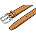 thumbnail image 3 of KM Legend Men's Leather Dress Belt-Classic & Fashion for Work Business and Casual 34 Essential Tan, 3 of 6