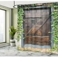thumbnail image 5 of Ambesonne Rustic Shower Curtain, Spanish Style Garden, 69"Wx75"L, Brown Green, 5 of 5