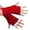 Red, variant on HNMKIU Knitted Lace Casual Fingerless Half Women's Mittens Solid Hand Warmers White - A