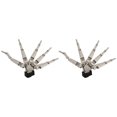 thumbnail image 1 of Dedos Articulados De Halloween, Extensiones De Dedos Articulados Ampliamente Aplicables DIY Plástico Duradero Interesante Para Juegos De Rol ANGGREK manos blancas, 1 of 8