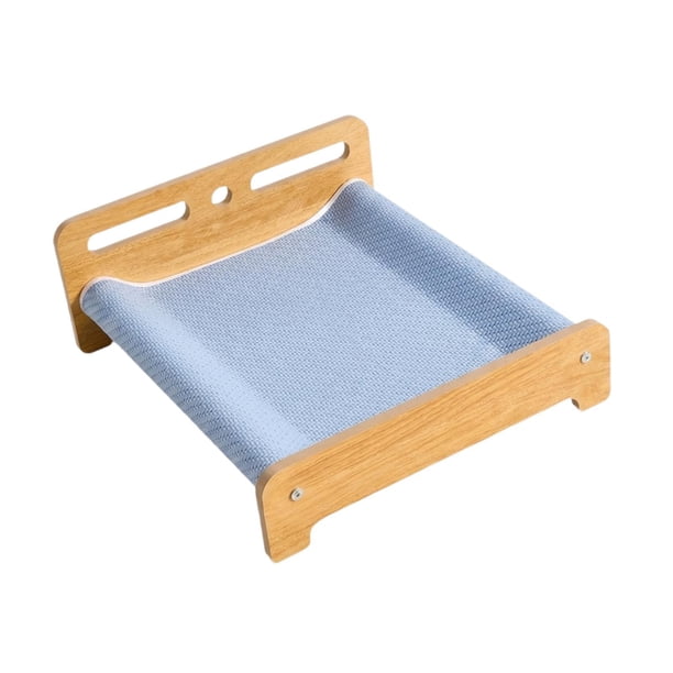 Cama rascadora para gatos, protector de muebles, tabla rascadora duradera, manta para gatos, juguete acogedor para gatos Azul