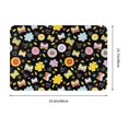 thumbnail image 3 of Non Slip Door Mat, Flower butterfly print Fast Drying Bath Tub Mats, Absorbent Bathroom Rugs Entrance Welcome Mat, Bath MatS for Tub, Floor, Home, Kitchen, Hotel,16x24in, 3 of 6