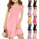 thumbnail image 1 of Teen Girls Dresses Summer Sleeveless Ruffle Dress Lightweight Breathable Perfect for Casual and Party ,Sie:140, 1 of 9
