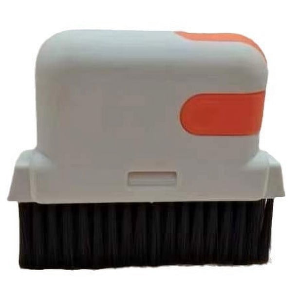 Cepillo 3 En 1 para Limpiar Rieles de Ventanas con Cerdas Duras, Raspador Oculto y Recogedor: Herramienta Multifunción para Limpiar Grietas En El Hogar.
