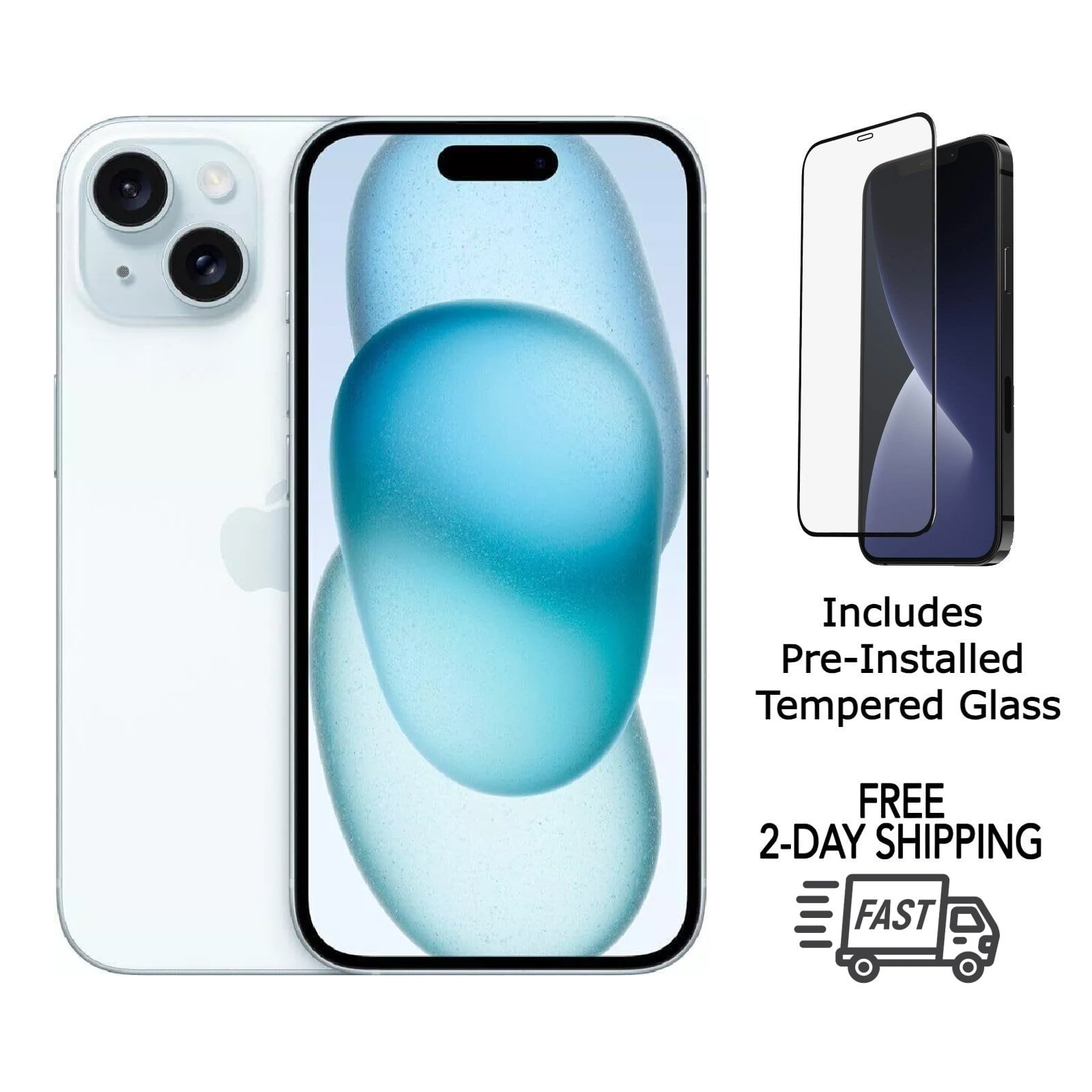 Apple Open Box iPhone 15 A2846 128GB Black US Model Factory