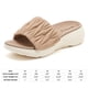 thumbnail image 2 of Zapatillas de suela gruesa para mujer sandalias informales cómodas antideslizantes para primavera y verano, 2 of 9