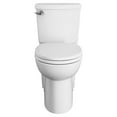 thumbnail image 2 of American Standard 2988101.02 Cadet 3 Flowise Skirted Seat Round Front Toilet with Toilet Seat Chair Height, White, 2 of 11