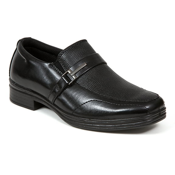 Deer Stags Boys' Bold Dress Comfort Slip-on Loafer - Black - 2.5 Little Kid Medium