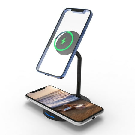 Qwtwty Mobile Accessories 15 W Magnetic Mobile Phone Wireless Charger Headset Charging for Mobile Phone Mobile Phone Charging with USB Interface