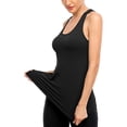 thumbnail image 3 of Attraco Workout Tank Top for Women Slim Fit Yoga Top Open Back Gym Muscle Shirts, 3 of 6