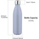thumbnail image 5 of Botella de agua de acero inoxidable Botella de agua de doble pared sin BPA, termo aislado de 500 ml para deportes, camping, senderismo, viajes, coche, escuela, oficina, etc. JFHHH pequeña, 5 of 5
