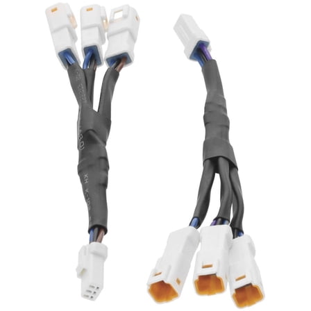 Kuryakyn 3-Pin Y-Connectors For Tracer Lights (Pair)
