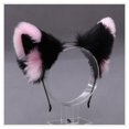 thumbnail image 1 of Furry Animal Cat Ears Diadema Cat Headpiece Halloween Cosplay Party Soft, Color 16 ER, 1 of 3