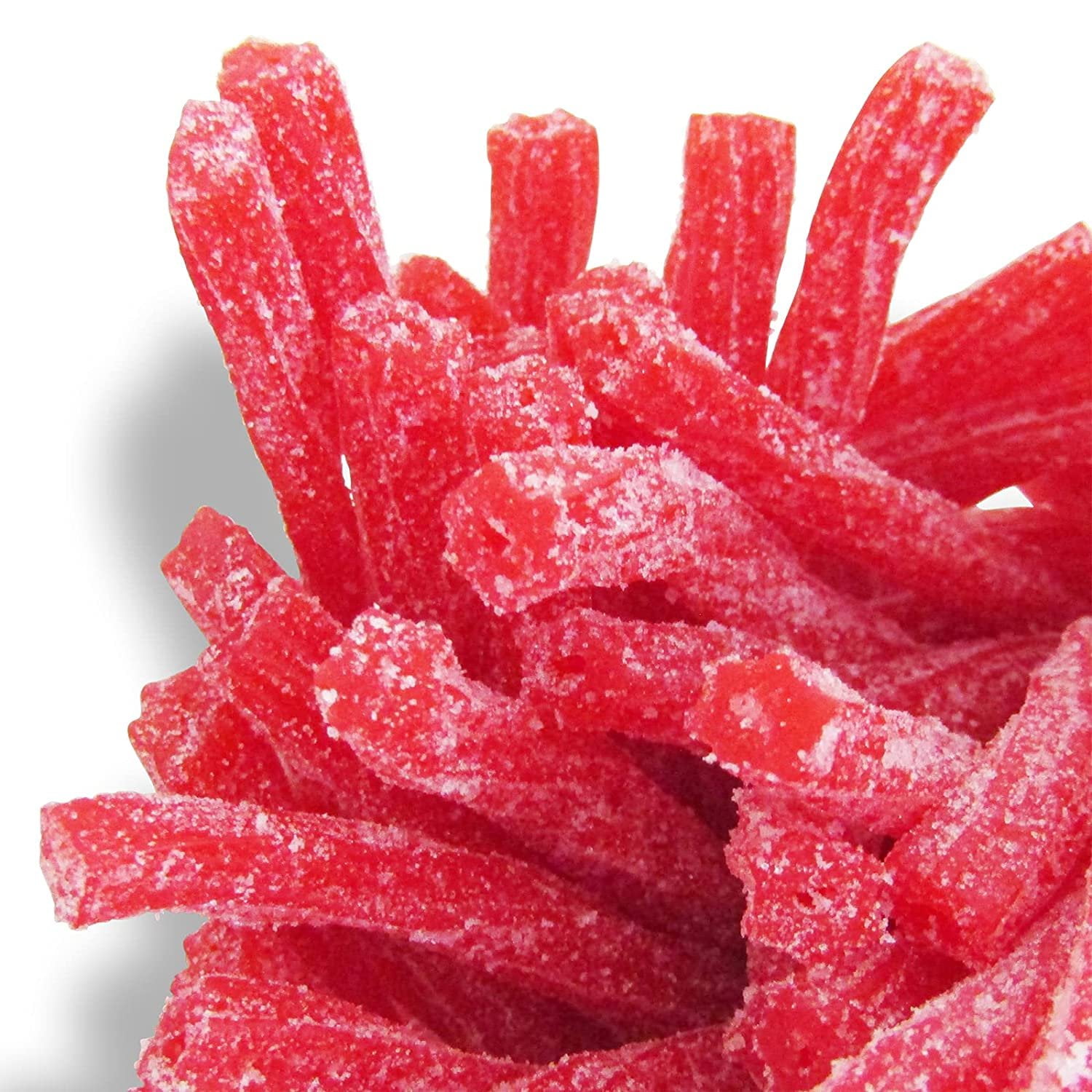 Sweet & Sour Strawberry Licorice Sticks by Its Delish, 5 lbs Bulk Bag Chewy Red Strawberry Lightly Sour Candy Twists  Great Gifts Party Sweets  Made in USA, Vegan, Kosher