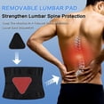 thumbnail image 3 of Faja lumbar ajustable y transpirable para hombres y mujeres, ideal para aliviar el dolor de espalda superior e inferior, sedentarismo, ciática, escoliosis y hernia discal. Ideal para el hogar, fitness, 3 of 5