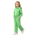 thumbnail image 4 of BOOMNY Girls 2 Peice Sweatsuits Back To School Long Sleeve Hoodies Sweatpants Sets for Kids Comfy Track Suits, 4 of 7