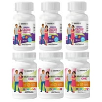 Gastric Sleeve Complete Vitamin Pack - Tablets BariatricPal Multivitamin ONE & BariatricPal Easy Swallow Calcium Citrate and D3 Coated Tablets: Orange Citrus Chewable - Iron Free, Size: 90-Day Supply