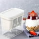 thumbnail image 5 of Separador de colador de yogur | Filtro de malla de suero de acero inoxidable | Yogurt griego DIY y fabricante de leche de nueces | Contenedor de medición transparente | Drenaje eficiente, fácil, 5 of 5