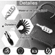 thumbnail image 4 of Candado Para Casco Motocicleta De Disco De Múltiples Negro, 4 of 5