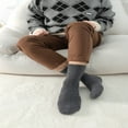 thumbnail image 5 of YITUMU 3 Pairs Men Wool Socks, Warm Wool Socks For Men, Men's Winter Thermal Socks, Mens Cozy Thick Socks, Christmas Gifts For Men Dad Husband Grandfather, Size 6-10, DarkGrey, 5 of 9