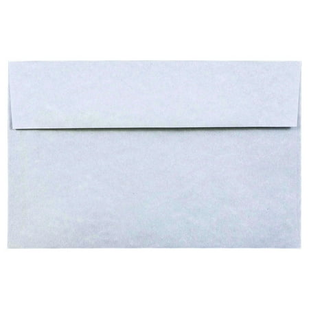 JAM Paper A10 Envelopes, 6 x 9 1/2, Blue Parchment, 25/Pack