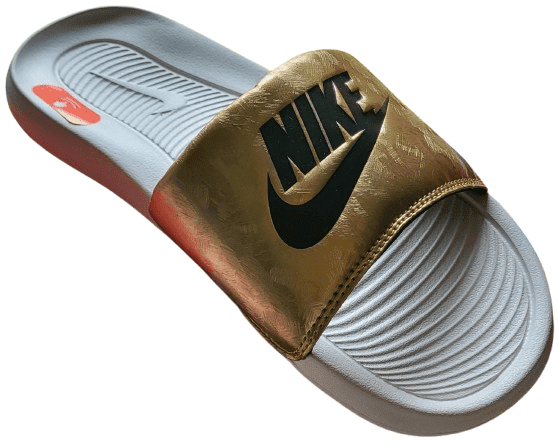 nike brown flip flops womens