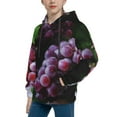 thumbnail image 2 of Kll Unisex Kids Boys Girls Hooded Pocket Pullover Hoodies-Grape, 2 of 9