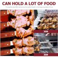 thumbnail image 3 of HEANUJJ 4Pcs Kebab Skewers With Wood Handle For Outdoor Cooking, 3 of 6