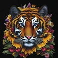 thumbnail image 3 of CafePress - Sunflower Tiger Sweatshirt - Classic Crew Neck Sweatshirt, 3 of 4