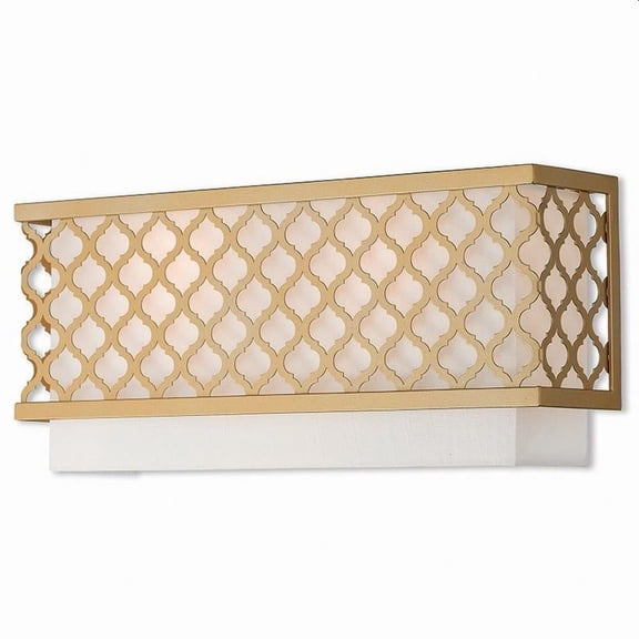2 Light Ada Wall Sconce in Glam Style 16 inches Wide By 7 inches High-Soft Gold Finish Bailey Street Home 218-Bel-2513125