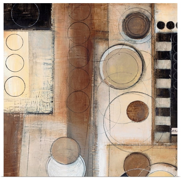 Great BIG Canvas | Rolled Kimberly Poloson Poster Print entitled Rush Hour I, Square