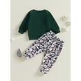 thumbnail image 4 of SUNSIOM Boy Autumn 2PCS Outfit Sets Long Sleeve Duck Embroidery Pullover Camouflage Pants Sets, 4 of 7