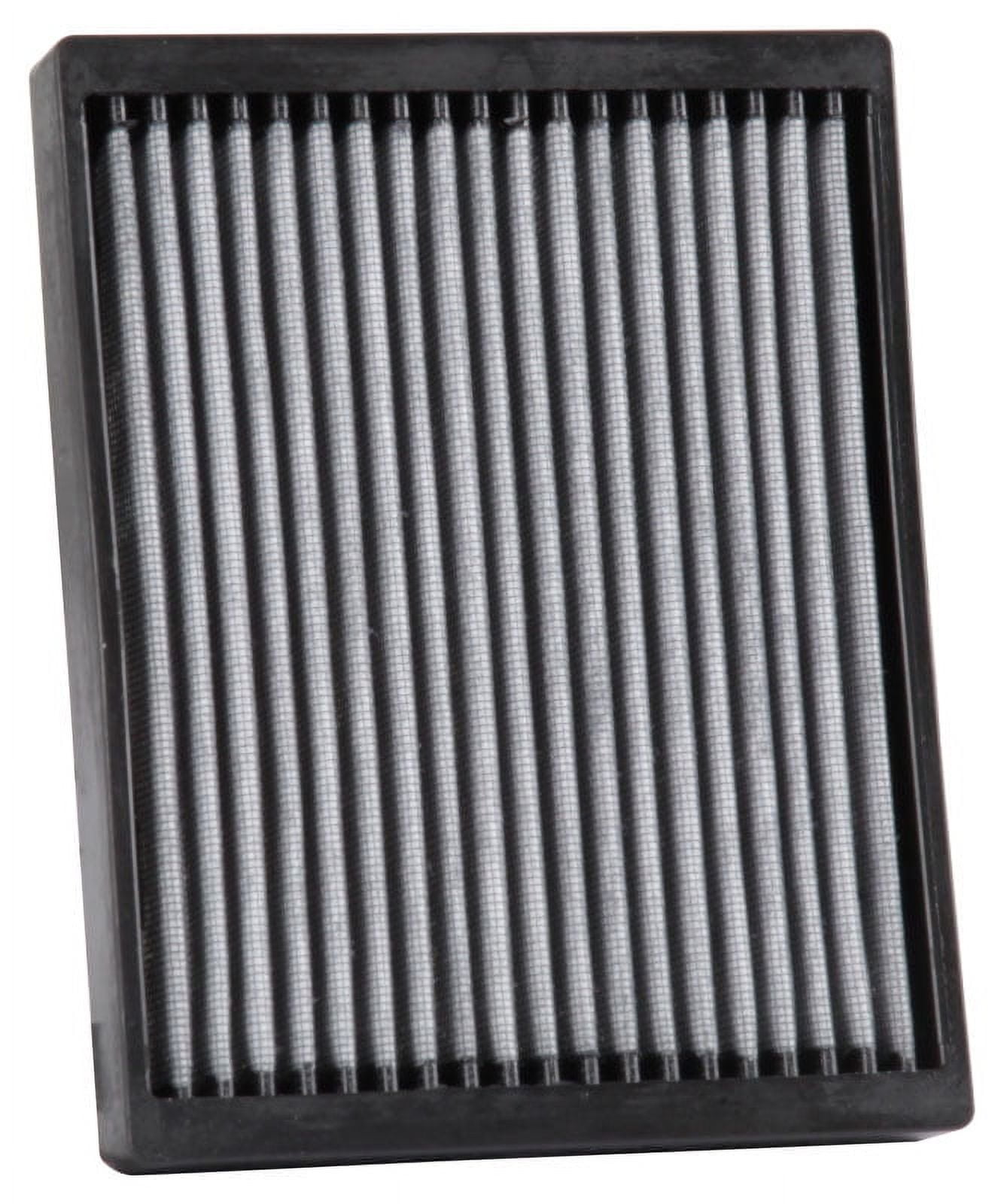 K&N Performance Cabin Air Filter: Lifetime, Washable, Engineered to Maximize Airflow, VF1017