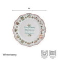thumbnail image 2 of Pfaltzgraff Winterberry Stoneware 13 in 12 Days of Christmas Platter, 2 of 9