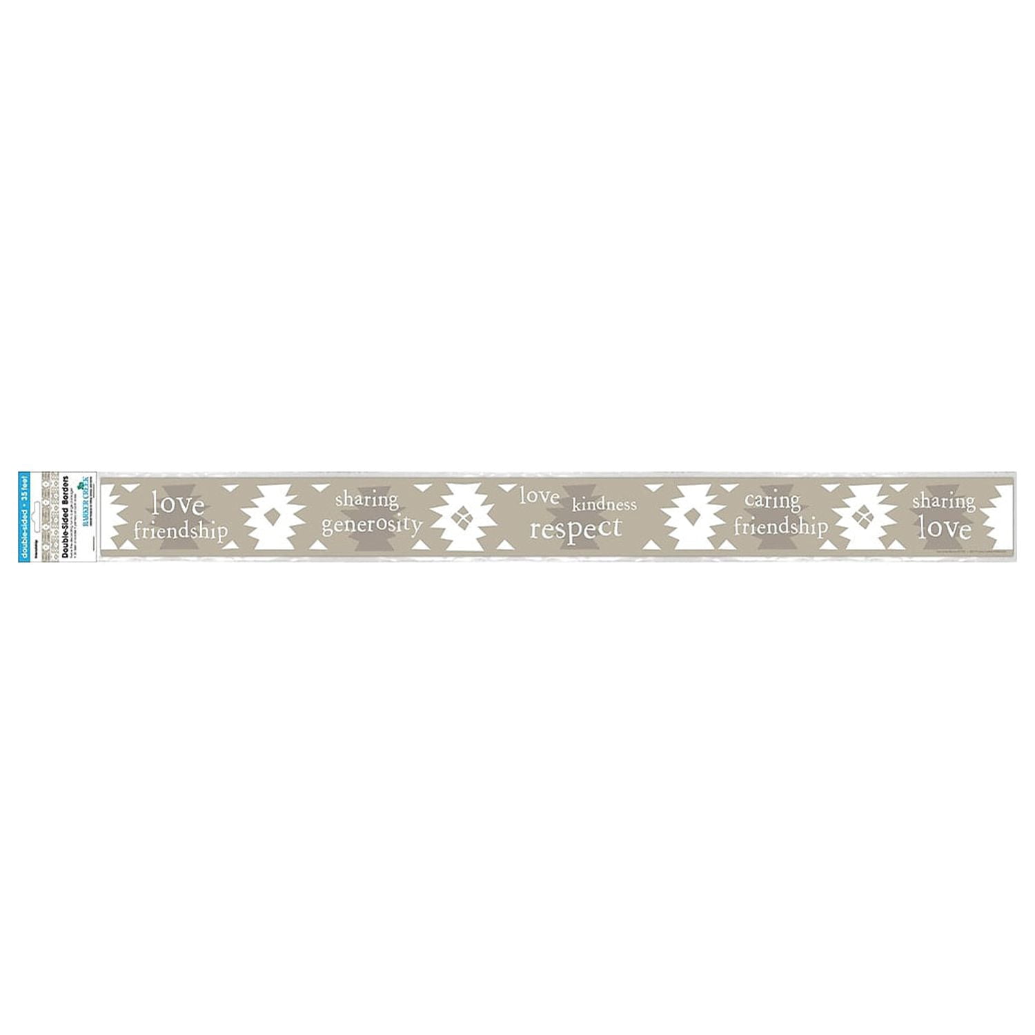 Barker Creek Double-Sided Border, Friendship, for Bulletin Boards, Reception Areas, Halls, Break Rooms, Office, School, Home Learning Decor, 3” x 35’ (926)