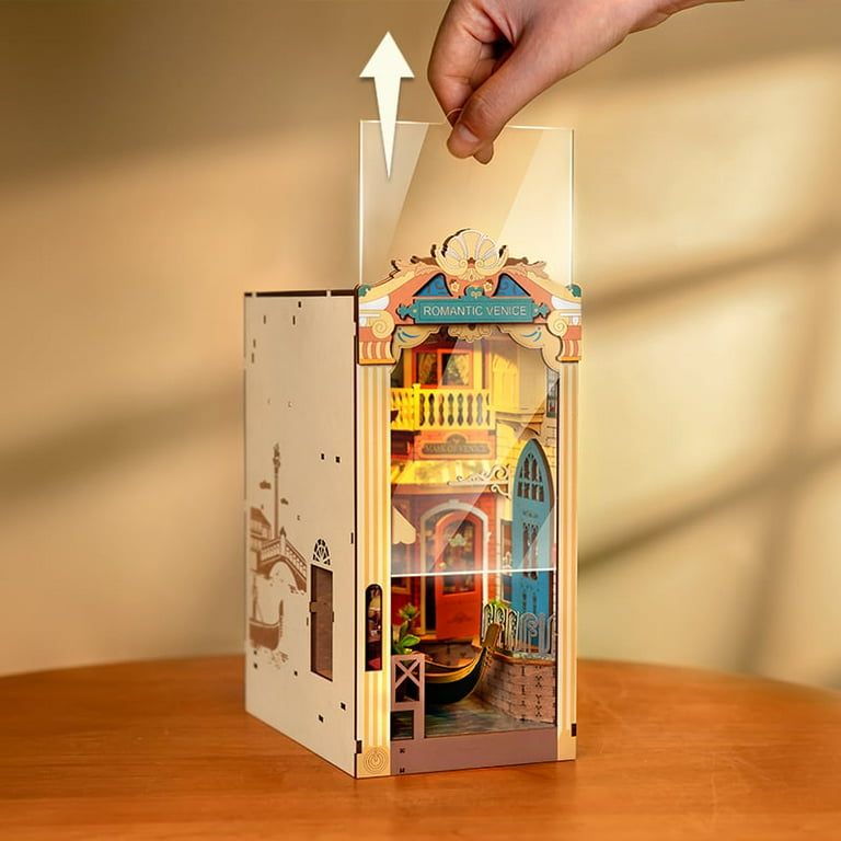 Rolife 3D Jigsaw Puzzle Wooden Model Building Kit Book Nook