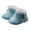 Sky blue, variant on URMAGIC Baby Girls Plush Ball Cotton Booties First Walkers Outdoor Snow Shoes Toddler Warm Boots