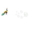 thumbnail image 1 of Estatua del pavo real,Estatua de pavo real,adorno de escritorio creativo y divertido,Adhesivo de pared,Calcomanías de pared de peces para dormitorio,sala de estar y oficina,Pegatinas de pared, 1 of 8
