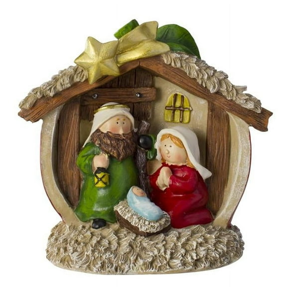 7.5 in. Tabletop Childrens First Nativity Scene Christmas Decoration