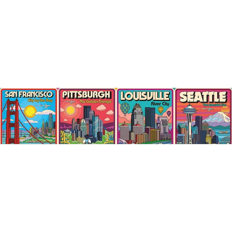 Ceaco Travel Posters 500 Piece Jigsaw Puzzle - Interlocking