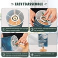 thumbnail image 4 of RMDQTR LED Push-Button Switch Warm-Tone Desk Lamp Plug-and-Play No Assembly Required The Cold-eyed Wild Wolf, 4 of 7