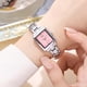 thumbnail image 1 of Reloj de acero inoxidable para mujer, reloj de cuarzo resistente al agua, reloj de pulsera de moda para mujer, reloj de vestir elegante, reloj deportivo digital de regalo., 1 of 6
