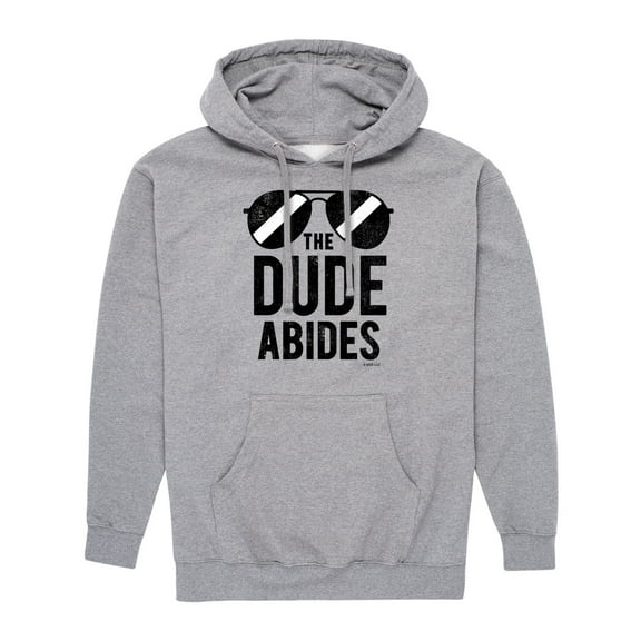 The Big Lebowski - The Dude Abides - Men's Pullover Hooded Fleece Sweatshirt