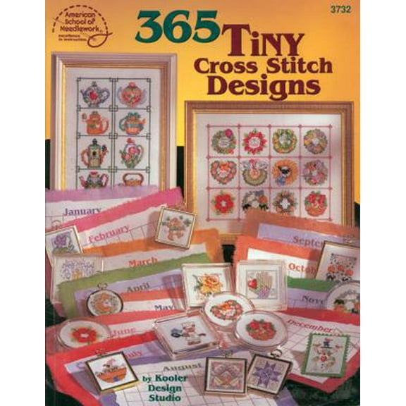 Pre-Owned 365 Tiny Cross Stitch Designs (Paperback) 088195943X 9780881959437