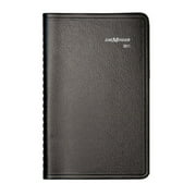 DayMinder G20000 Weekly Appointment Book with Telephone/Address Section, 4 7/8 x 8, Black, 2016