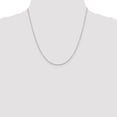 thumbnail image 4 of 925 Sterling Silver Cable Chain Styles Necklace 1.4 mm Flat Oval 20 inch, 4 of 4