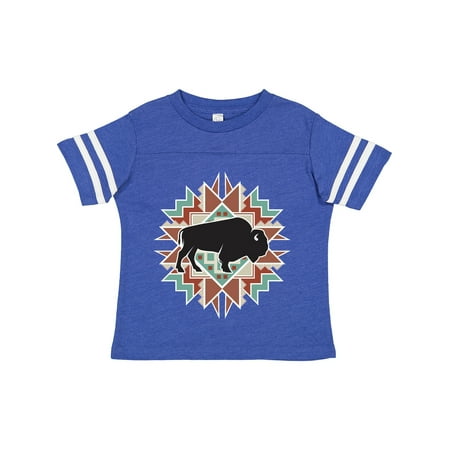 

Inktastic Buffalo Cute Western Pattern Gift Toddler Boy or Toddler Girl T-Shirt