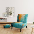 thumbnail image 2 of Designart « Abstract Thailand Tropical flow » Fauteuil d'Appoint Moderne Rouge Rembourré - Fauteuil Traditionnel pour Salon, 2 of 7